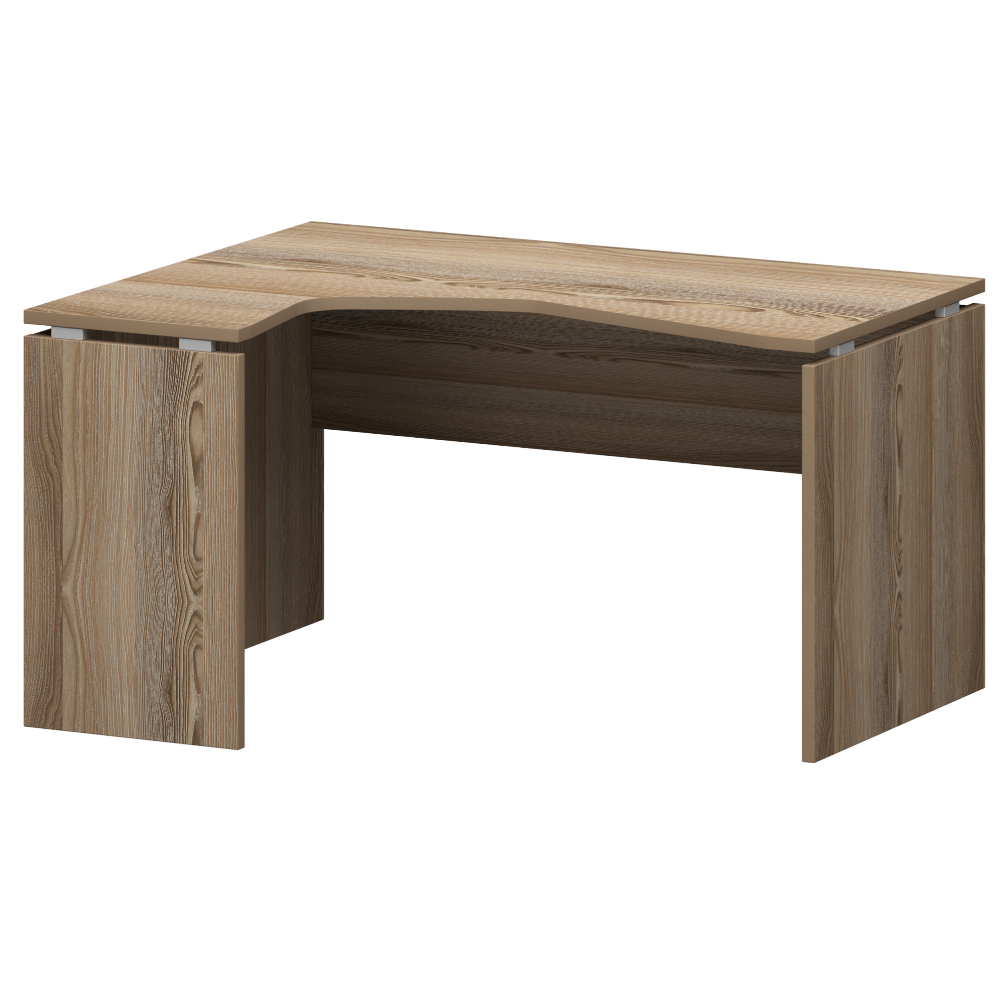 Изображение стол эргономичный левый аргентум нт-040 л дуб сафари